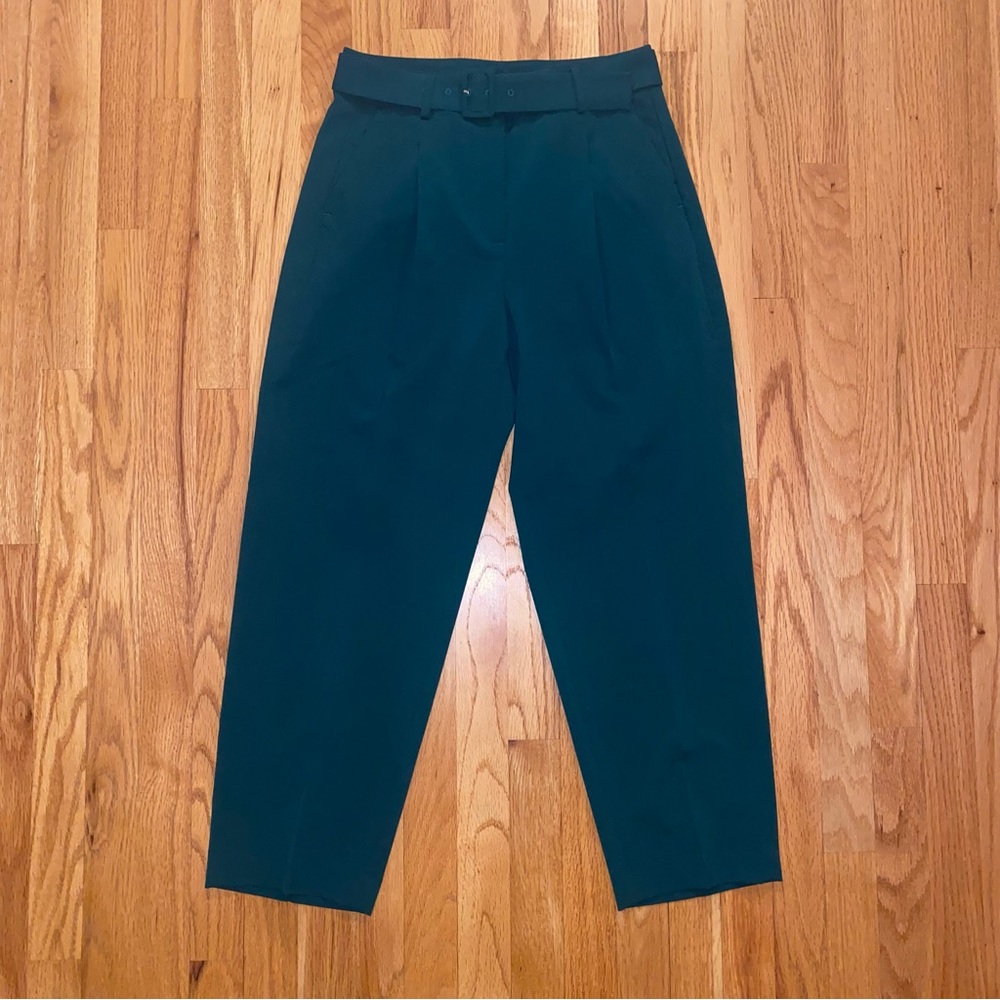 J. Crew women’s Dark Teal High-Rise Tapered Pants 6P